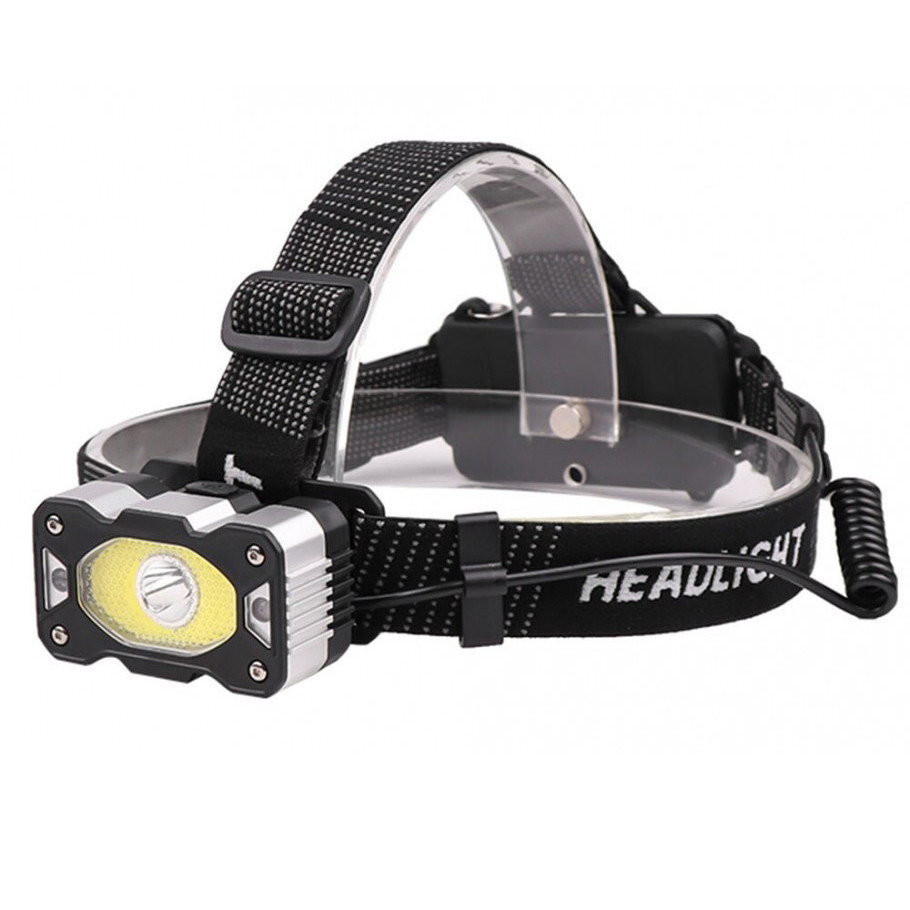 Аккумуляторный мощный налобный фонарь WATTON WT-248 с 4 режимами работы, 2 аккумуляторные батареи в комплекте Каменец-Подольский - изображение 4