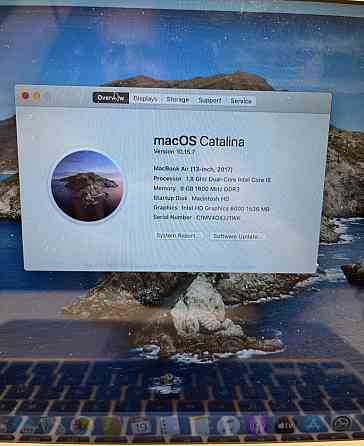 Ноутбук.MacBook Air 13 2017 1.8 GHz Intel Core i5 8GB RAM 128GB SSD Київ