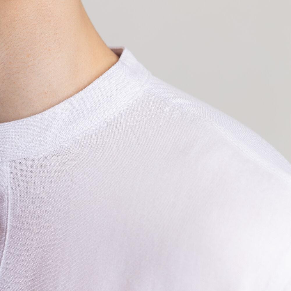 Мужская белая рубашка с коротким рукавом Pobedov Misto Киев - изображение 3