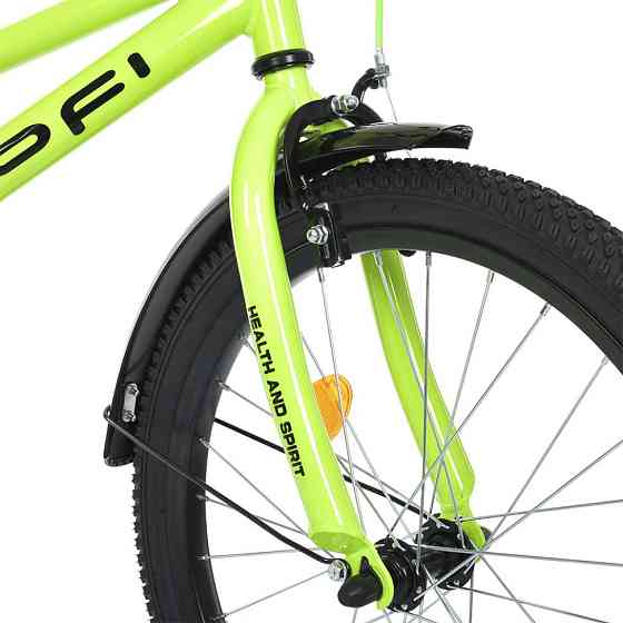 Велосипед дитячий MB 20013-1, 18 дюймів, салатовий Вінниця