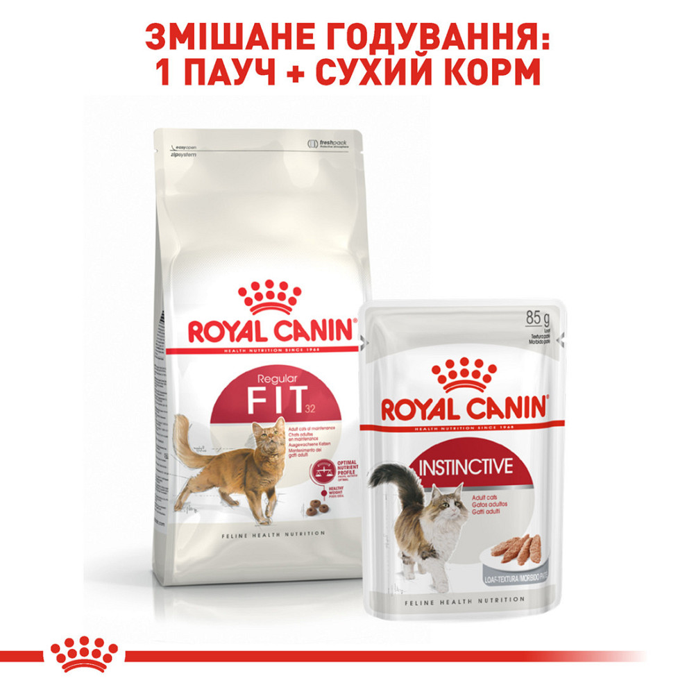 Корм для домашніх і вуличних котів ROYAL CANIN FIT 10.0 кг Київ - фото 6