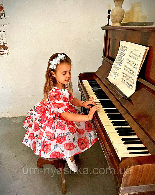 Маки святкова дитяча сукня з маками Кривой Рог - изображение 4