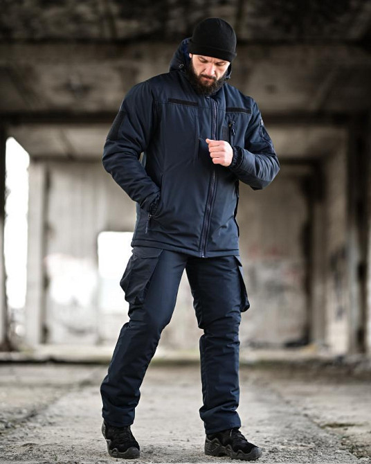 Чоловічий зимовий тактичний костюм NORTHERN синій Куртка штани на синтепоні теплий 54 Одеса - фото 2