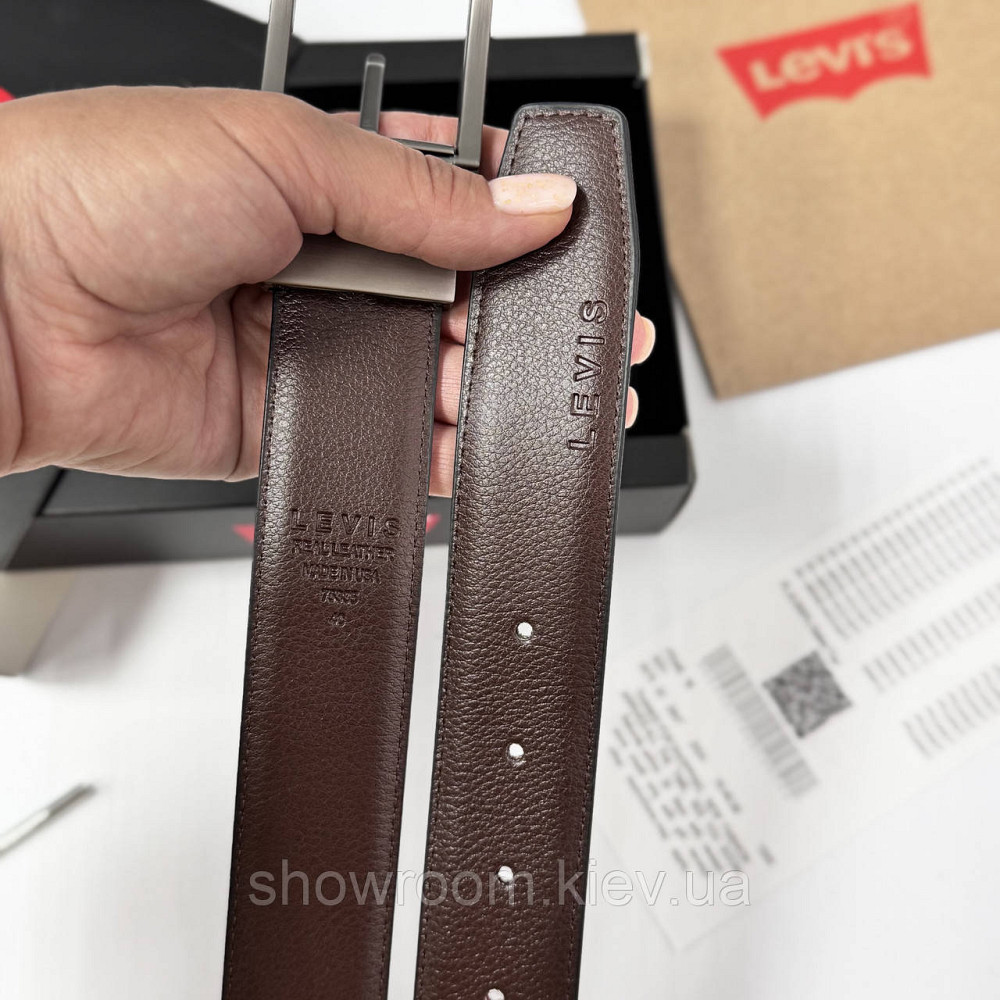 Мужской подарочный набор кошелек и ремень Levis (519) Киев - изображение 6