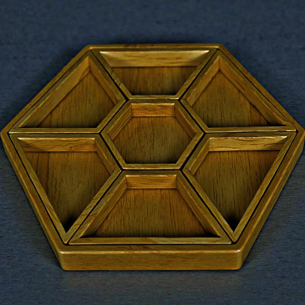 Менажница деревянная 