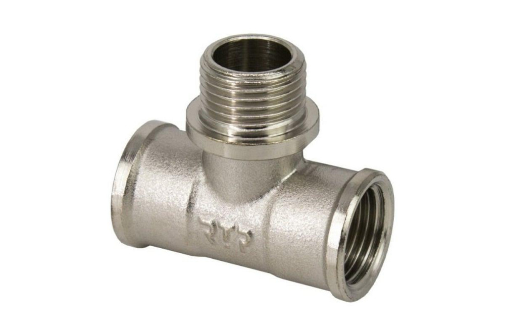 Тройник 1/2'' внутр/наруж/внутр никель Харьков - изображение 1