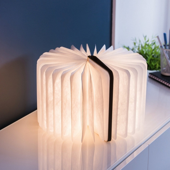 Світильник-книга на акумуляторі Smart Book (17 x 21.5 x 2.5 см) Дерево горіх Вінниця - фото 6