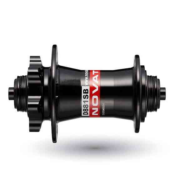 Втулка передняя Novatec Disk 4 IN 1, 32отв, 198гр, 20мм, черная Київ