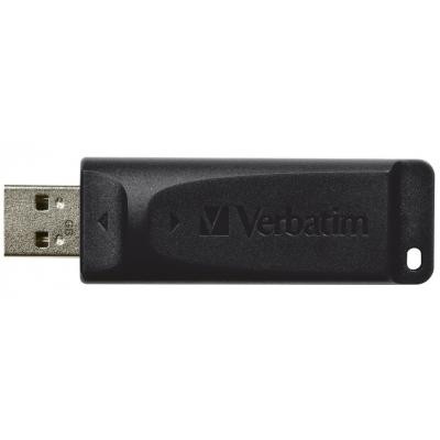 USB флеш накопитель Verbatim 64GB Slider Black USB 2.0 (98698) Винница - изображение 2