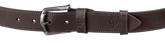 Ремень мужской GRANDE PELLE 11158 джинсовый Коричневый Киев