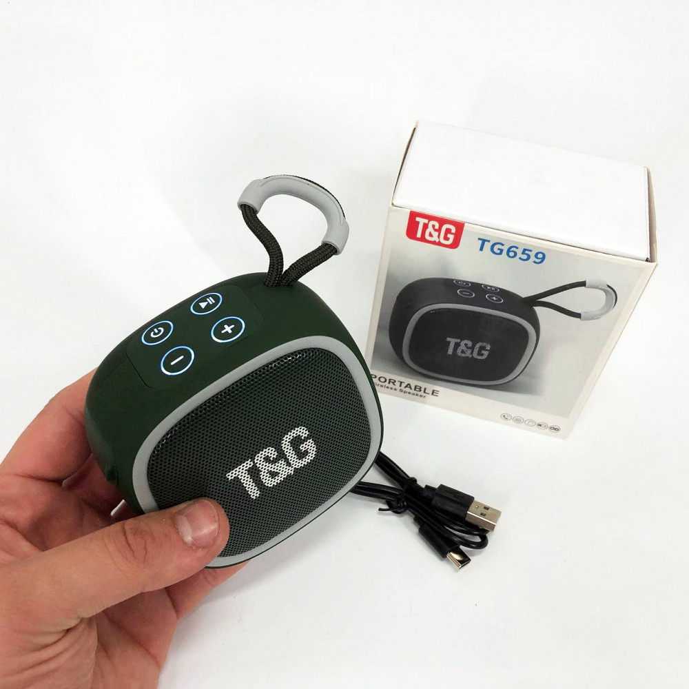 Bluetooth колонка радіо на ремені TG659, Колонка акустична для вулиці Гучна Bluetooth KR-16 Львів - фото 13