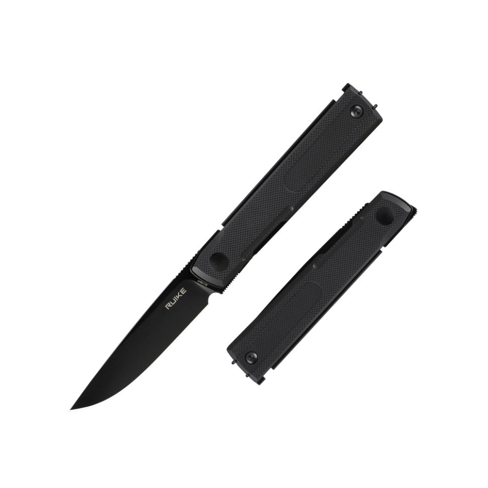 Ніж складаний кишеньковий Ruike D712-B, (7.7 см) 8Cr13MoV / G10 чорний Київ - фото 1