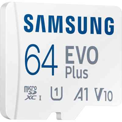 Карта памяти Samsung 64GB microSD class 10 UHS-I U3 V30 A2 EVO Plus (MB-MC64SA/EU) Винница