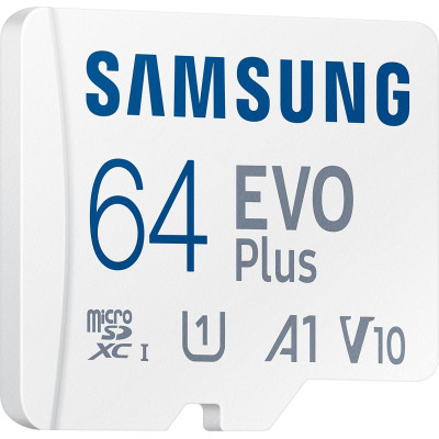Карта памяти Samsung 64GB microSD class 10 UHS-I U3 V30 A2 EVO Plus (MB-MC64SA/EU) Винница - изображение 5