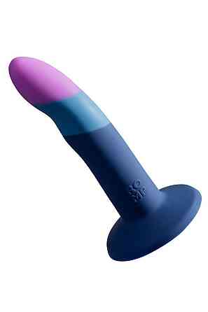 Фаллоимитатор Romp Piccolo для стимуляцим точек P и G, фиолетовый/синий Sex Aura Киев