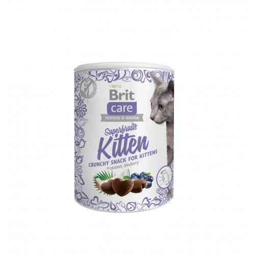 Ласощі для кошенят Brit Care Cat Snack Superfruits Kitten, курка 100 г Київ