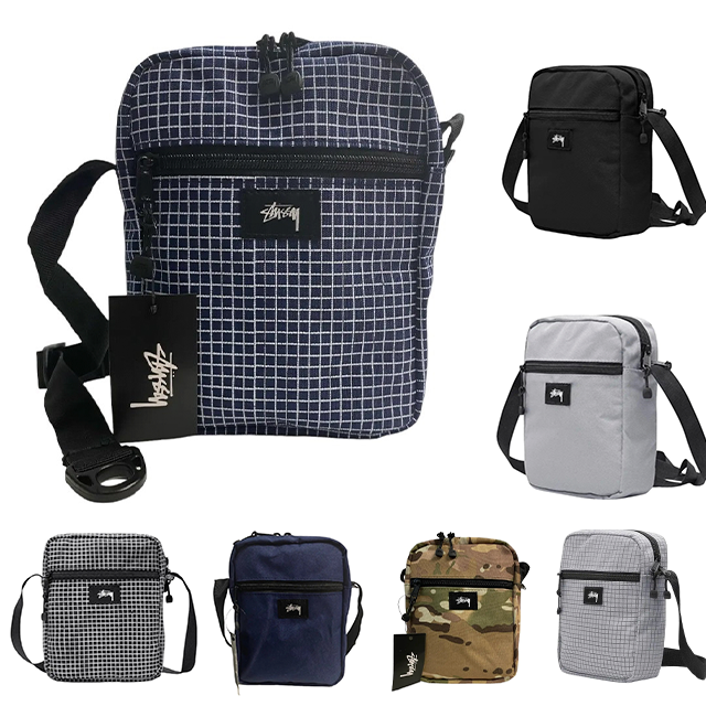 Сумка через плече Stussy 19x16 синій/білий Запоріжжя - фото 1