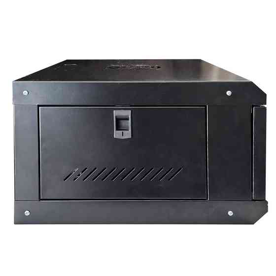 Шафа настінна серверна GEAR 4U 600x600х240 мм чорний із полицею (GWMSN-4U-600-600) Київ