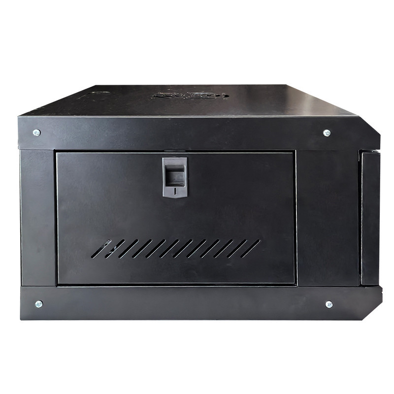 Шафа настінна серверна GEAR 4U 600x600х240 мм чорний із полицею (GWMSN-4U-600-600) Київ - фото 5