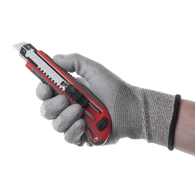 Нож сегментный, 18 мм с 3-мя лезвиями, металлическая направляющая, противоскользящий корпус INTERTOOL HT-0508 Киев - изображение 7