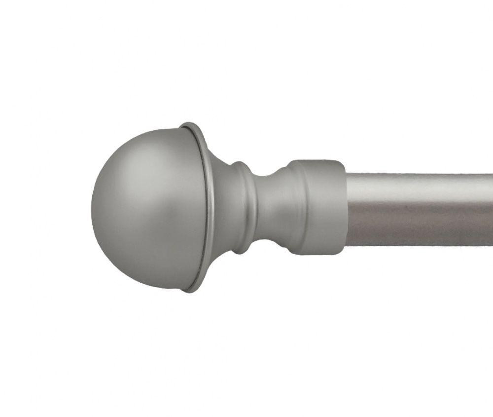 Карниз Orvit Бостон металевий дворядний техно гладка труба кільце металеве Сатин 25\19 мм 240 см (00-00026363) Львов - изображение 2