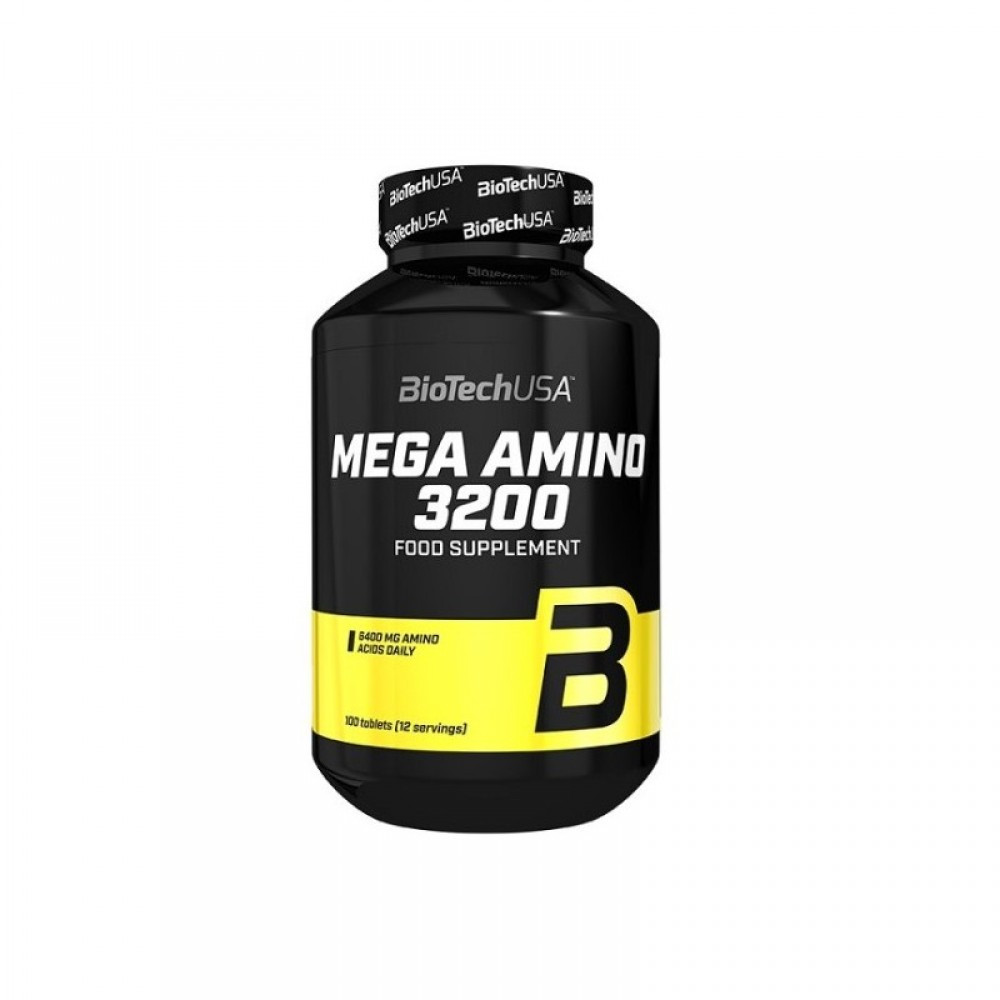 Aминокислотный комплекс BiotechUSA Mega Amino 3200 100 tabs Луцк - изображение 1
