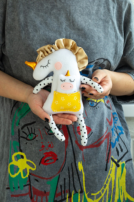 М’яка іграшка сплюшка Єдиноріг Київ - фото 2