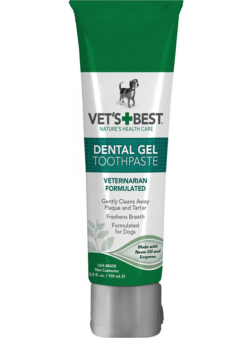 Vet`s Best Dental Gel Toothpaste (Ветс Бест Дентал Гель Тозпасте) гель для чищення зубів для собак Запоріжжя - фото 1