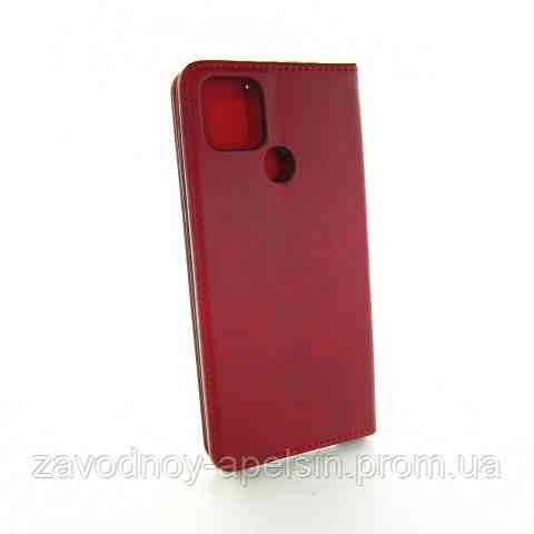 Чехол книжка Oppo A15 A15s Premium Case (красный) Одеса