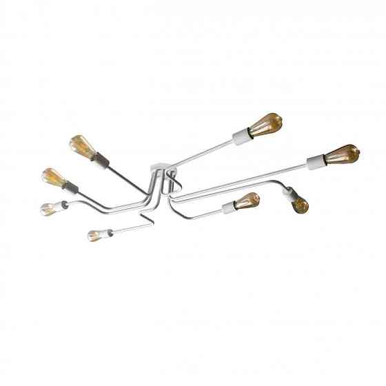 Стельова люстра павук біла на 8 ламп Maze NL 13060/8W Одеса