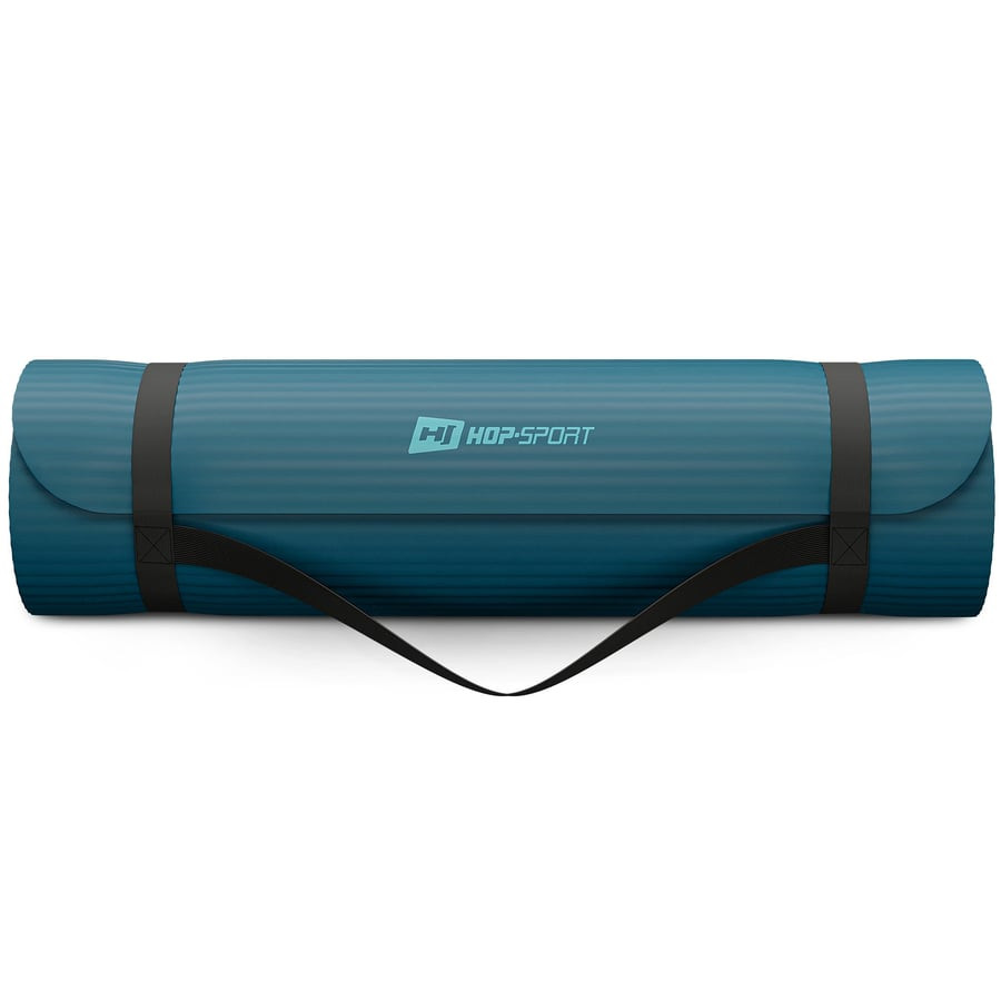 Коврик для йоги Hop-Sport HS-NB016GM NBR 1,5см темний морський Київ - фото 8