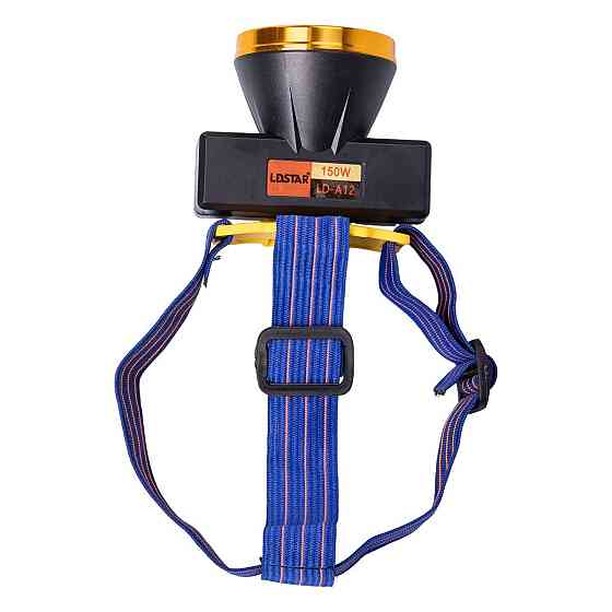 Налобний ліхтар акумуляторний 7х7х5 см LED 3 режими роботи HP-JG-2 Київ