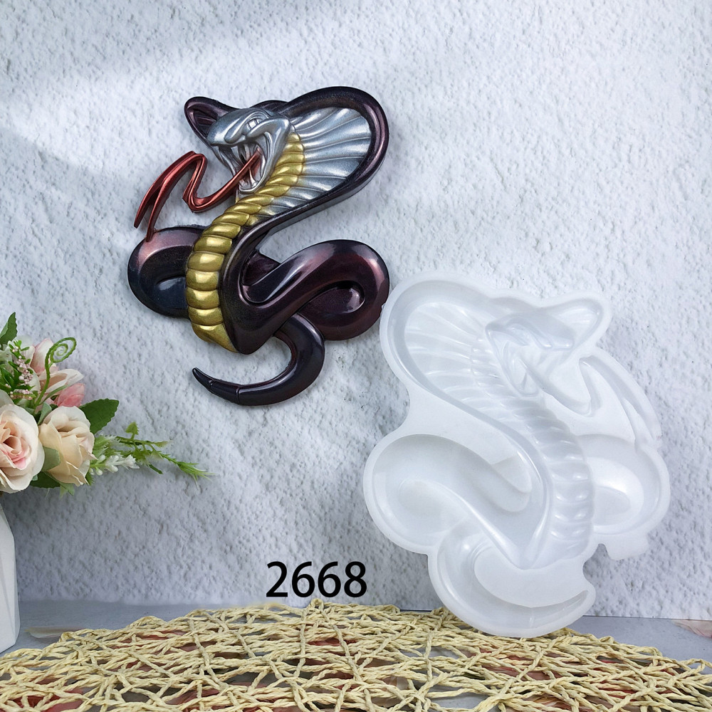 Молд силиконовый Кобра 156 на 189 мм серый Киев - изображение 5