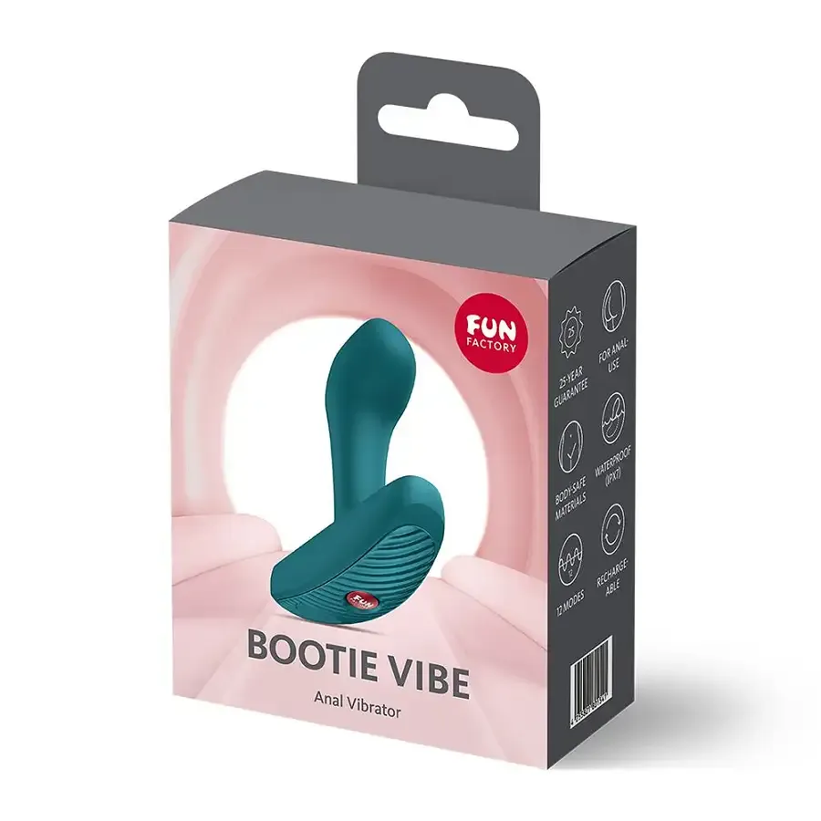 Анальна пробка Fun Factory Bootie Vibe Bottle Green Львів - фото 9