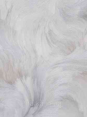 Обои виниловые на флизелине Sintra Edelina под венецианскую штукатурку абстракция серебристые с бежевым Киев