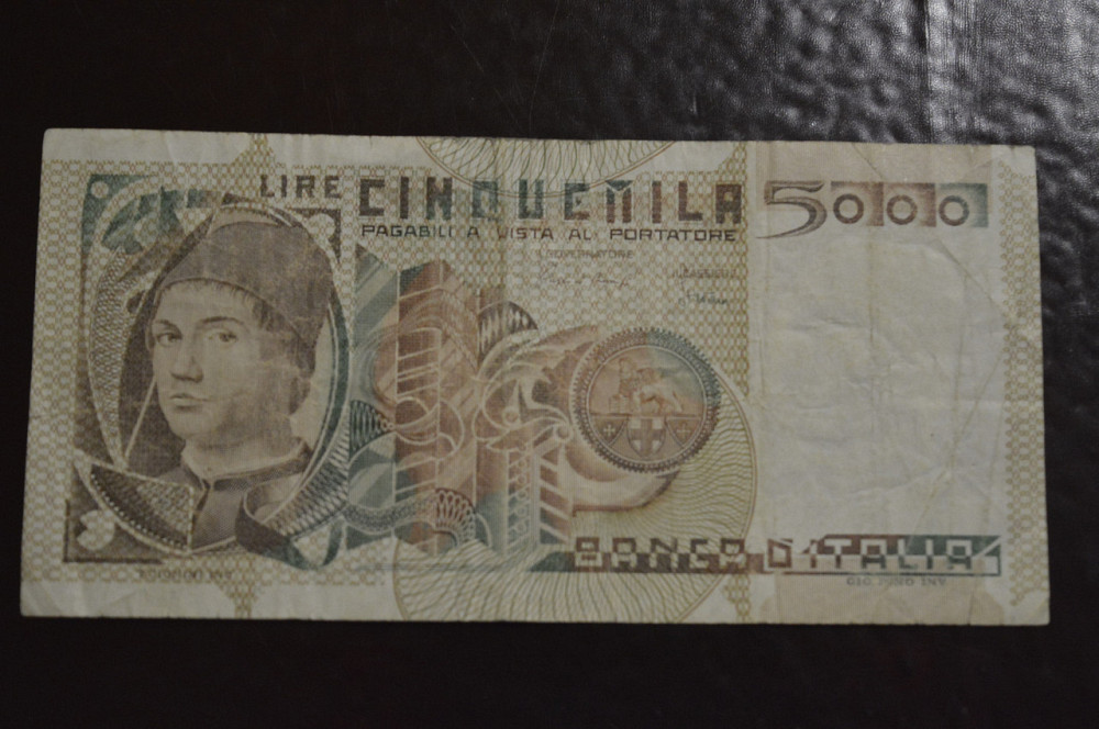 Італія 5000 лір 1979 рік Полтава - фото 1