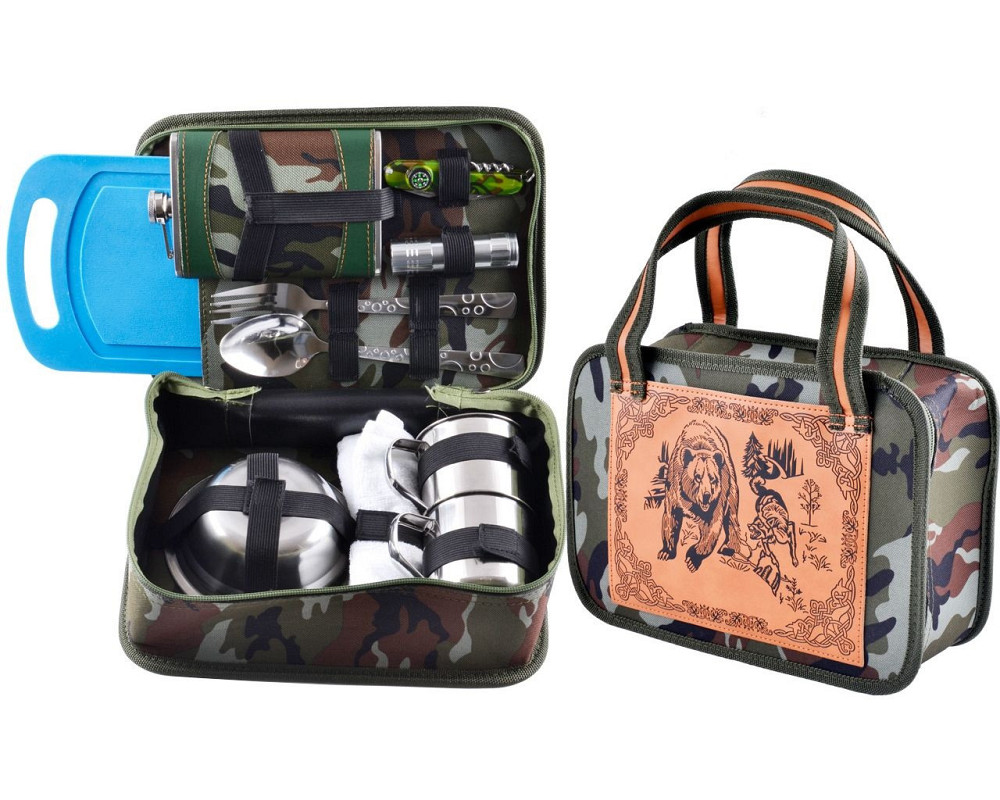 Туристичний набір F-1 (11 в 1) у кейсі Камуфляж Вінниця - фото 2