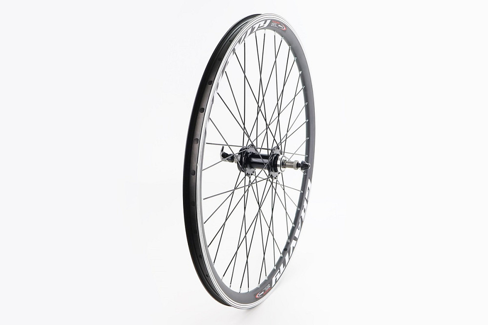 Колесо 26" заднє V/Disk-brake, обід та втулка 14Gx36H алюмінієві, під вільнобіг, кріпл. ексцентрик, "GRAVITY" Киев - изображение 1