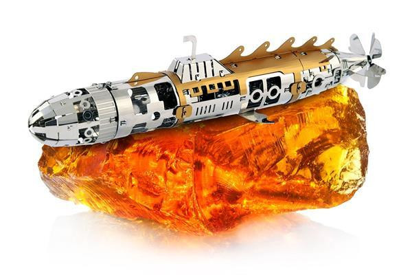 Колекційна модель-конструктор Metal Time Elusive Nautilus Підводний човен механічний (MT045) Харків - фото 8