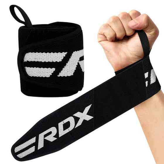 Бинти для зап'ясть (кистьові бинти) RDX W2 Gym Wrist Wraps Black Pro Каменское