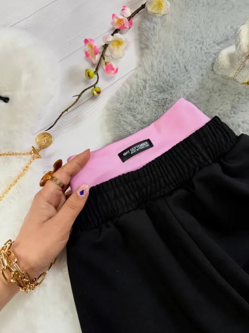 Жіночий костюм двійка з подвійним топом і високою посадкою штанів Одеса - фото 6