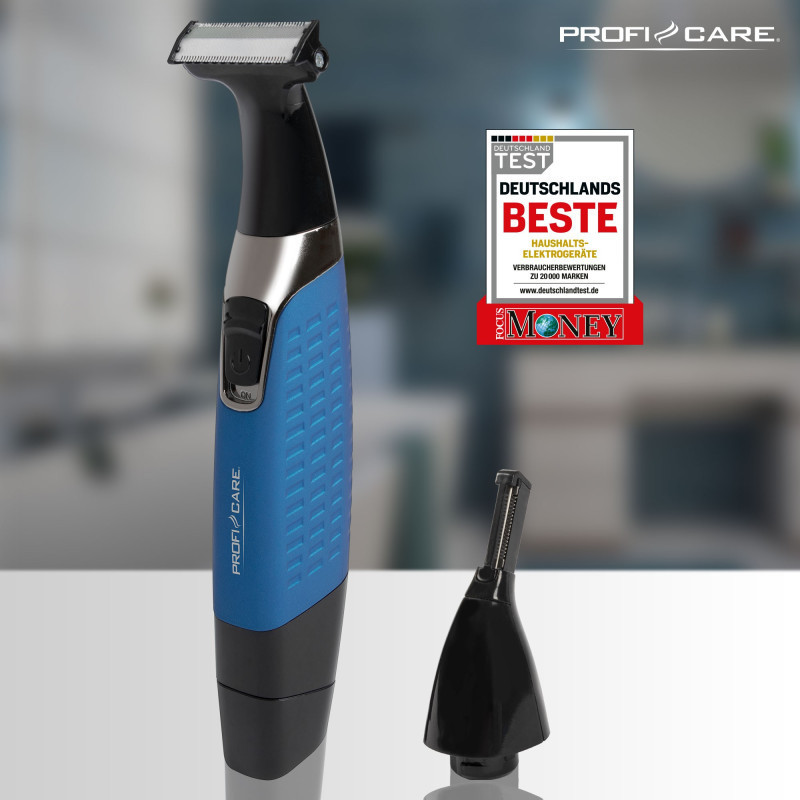 Триммер 2в1 для стрижки волос на теле и лице с 2 насадками ProfiCare PC-BHT (3074) Нововолынск - изображение 9