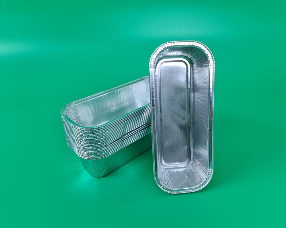Контейнер из пищевой алюминиевой фольги прямоугольный 575мл R42G 100шт в упаковки (1 пачка) Харьков - изображение 2