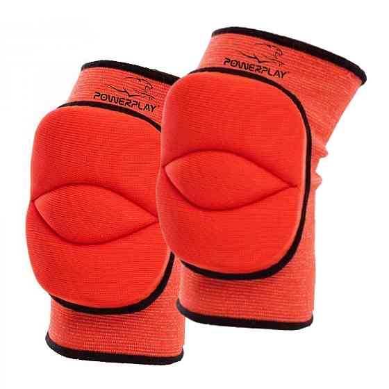 Наколінники PowerPlay PP-8000 Elastic Knee Support (пара) червоні L Каменское