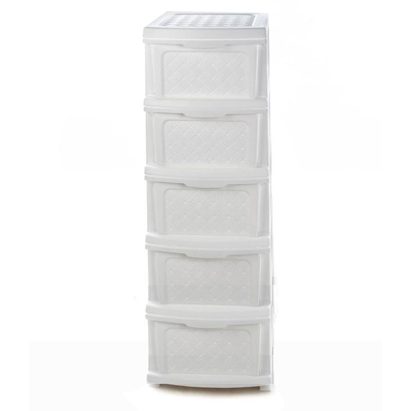 Комод пластиковый белый R-Plastic 