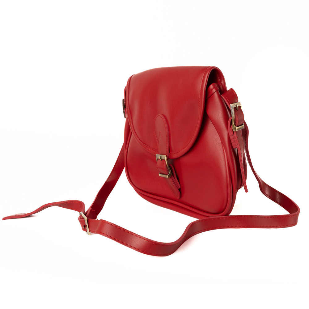 Сумка женская через плечо из качественной искусственной кожи, стильная сумочка, Красный Каменец-Подольский - изображение 2