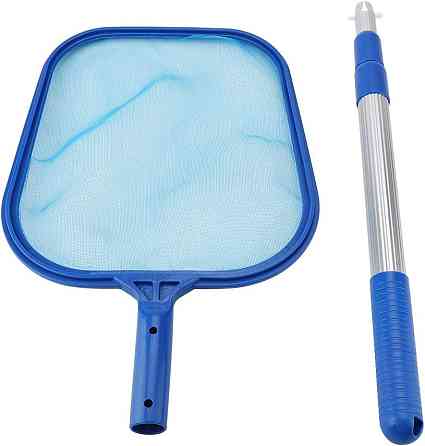 Сачок 28х23см із телескопічною ручкою 43-90 см для очищення басейну Луцьк