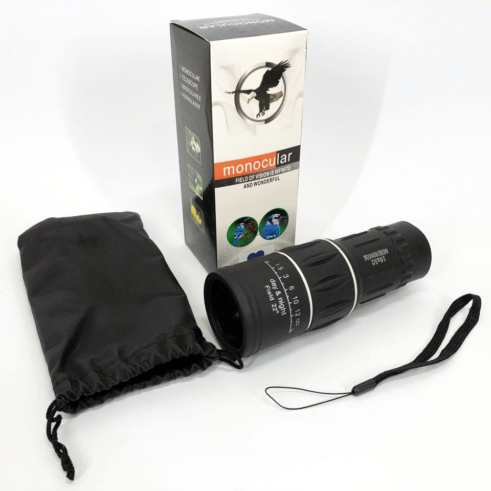 Монокуляр Bushnell 16x52 PowerView монокль, Бушнел, підзорна труба з чохлом KM-34 Львів - фото 12