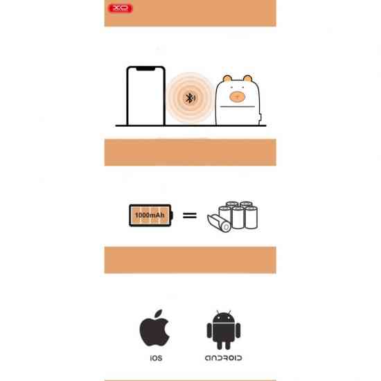 Портативный детский принтер с термопечатью Мишка Винница