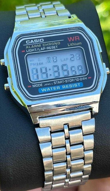 Годинник Vintage A159 silver-black | касіо A168 | часы касыо A158 Київ - фото 5